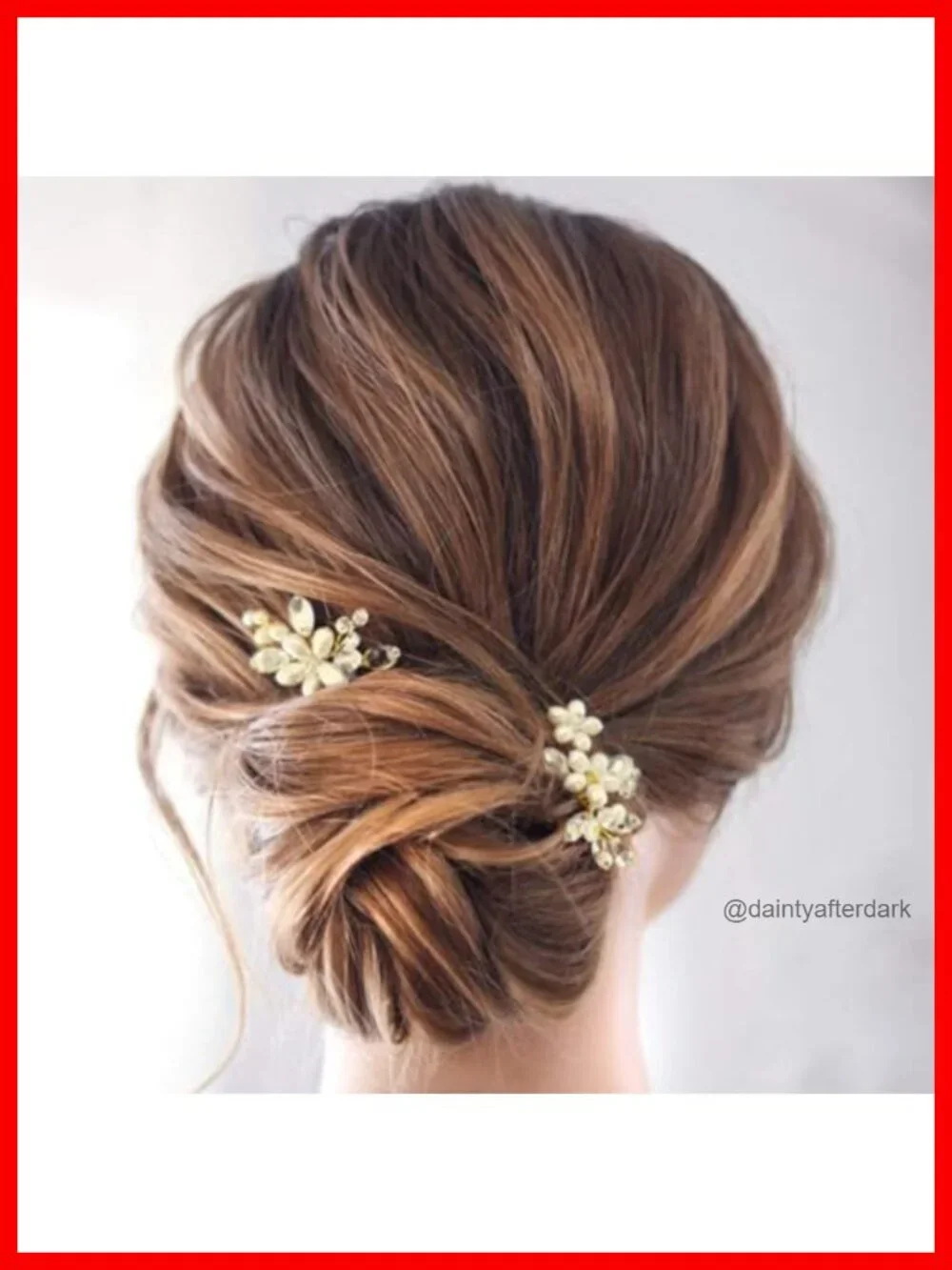 Pearl Crystal Rhinestone Wedding Hair Pins Updo Clip Bridal Accessories